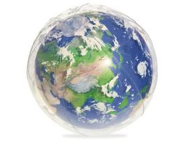 Pripučiamas paplūdimio kamuolys Bestway Earth Explorer, 61 cm