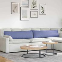 Sofa Pagalvės 2 vnt audinys Džinsinės mėlynos 145 x 40 cm