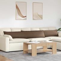 Sofa Pagalvės 2 vnt audinys Ruda 200 x 40 cm