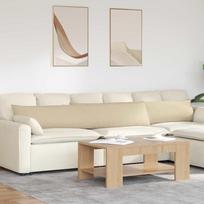 Sofa Pagalvės 2 vnt audinys Kreminė 200 x 40 cm