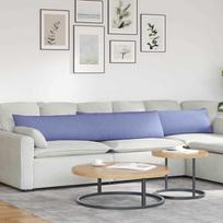 Sofa Pagalvės 2 vnt audinys Džinsinės mėlynos 200 x 40 cm