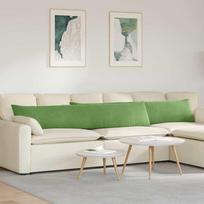 Sofa Pagalvės 2 pcs Šviesiai žalia 200 x 40 cm