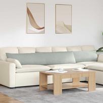 Sofa Pagalvės 2 pcs Šviesiai pilka 200 x 40 cm
