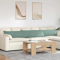Sofa Pagalvės 2 pcs Jūrinė žalia 200 x 40 cm Kordūrinis audinys