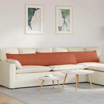 Sofa Pagalvės 2 pcs Raudona oranžinė 200 x 40 cm