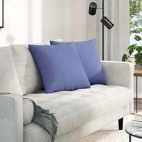 Sofa Pagalvės 2 vnt audinys Džinsinės mėlynos 50 x 50 cm