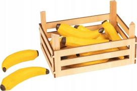 Medinė bananų dėžutė su 10 vaisių - Goki, nuo 3 metų