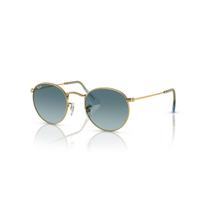 Ray-Ban Round Metal Small akiniai | Gold - Blue