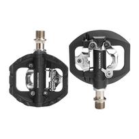 Rockbros M108 Nylon Half-Lock Double-Sided Bicycle Pedals – Black
