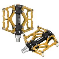 Rockbros JT201012LG 2010-12L Aluminum Platform Bicycle Pedals – Gold