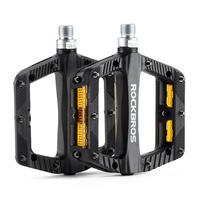 Rockbros BP2501 Reflective Nylon Bicycle Pedals – Black