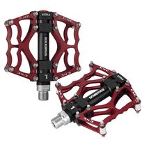 Rockbros JT201012LR 2010-12L Aluminum Platform Bicycle Pedals – Red