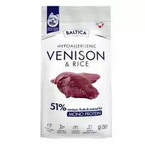 BALTICA Nutraceutic Hipoalerginis sausas ėdalas smulkių veislių šunims su elniena ir ryžiais - 3kg