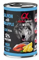 ALPHA SPIRIT WET Lašiša su ananasu - šlapias šunų maistas - 400g