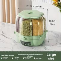 Apvalus besisukantis maisto indas, Matcha Green didelis
