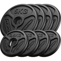 Ketaus svarmenų rinkinys Marbo, 30 kg / 4x5 kg + 4x2,5 kg