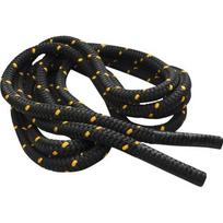 Jėgos virvė inSPORTline WaveRope 35 mm – 12 m - Juoda/geltona