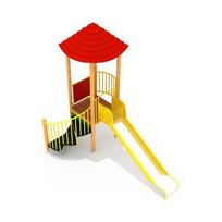 Medinė vaikų žaidimų aikštelė Model 9-A
