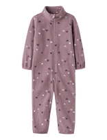 Name It - Nmnspektra Fleece Suit Aop Fo - Flisinis kombinezonas - Rožinė