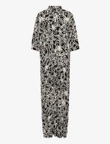Kaffe - Kasanne Plain Weave Jumpsuit Printe - Kombinezonas - Juoda