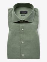 Bruun & Stengade - Bs Antonelli Casual Modern Fit Shirt - Verslo marškiniai - Žalia