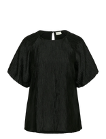 Kaffe Curve - Kcgirla Blouse - Marškinėliai trumpomis rankovėmis - Juoda