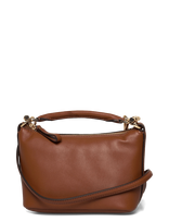 Lauren Ralph Lauren - Soft Nappa-Blke Mini Sh-Sba-Sma - Rankinė - Ruda