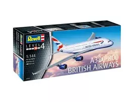 Surenkamas keleivinio lėktuvo modelis „Airbus A380-800 British Airways“, 1:144