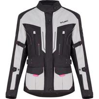 Women’s Motorcycle Jacket W-TEC Xenia - Juoda ir pilka