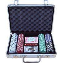 Pokerio rinkinys Buffalo lagaminėlyje su 200 žetonų