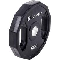 Guma dengtas svorio diskas inSPORTline Ruberton 5 kg