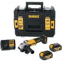 Dewalt Kampinis šlifuoklis DCG407M2T-QW 125 mm, 18 V, 2 x 4 Ah, TStak, UN3481, 1,61 kg, išorinis sriegis