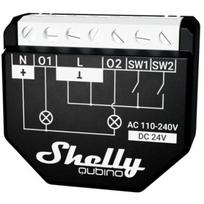 Shelly WAVE 2PM išmanusis jungiklis 3800235269015, 16mm, 42mm, 37mm, juodas, 25dBmW, 868.4MHz, 110-240V, 16A, 1 vnt, Z-Wave, 40m