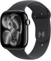 Apple Watch Series 11Â GPS + Cellular 46mm Space Grey Aluminium Case with Black Sport Band - S/M