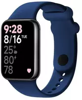 „FIXED“ silikoninė apyrankė, skirta „Xiaomi Redmi Watch 5/4“, „Smart Band 9 Pro“ ir „8 Pro“ – mėlyna