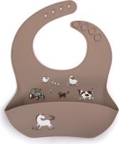 Filibabba - Silicone bib with print - Magic Farm - (FI-02746)