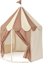 Kids Concept - Pavillion Tent - Stripe Dusty Brown - 115x115x138cm