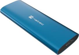 Natec External SSD enclosure RHINO M.2 NVME USB-C 3.2 horizon blue