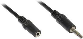 Good Connections 3.5mm jack extension cable, 5 meters, black