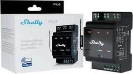 Shelly Qubino Wave Pro 3 3-channel Din Z-wave Bus Relay