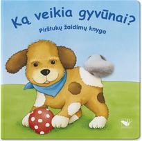 Ką veikia gyvūnai? Pirštukų žaidimų knyga - Nėra Autoriaus