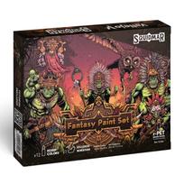Vallejo - Game Color / 12 colors + figure - Fantasy Paint Set by Squidmar Miniatures 18 ml