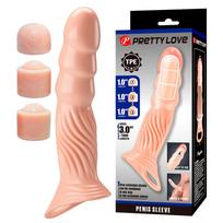 PRETTY LOVE - Tekstūruota Penio Įmautė su Pratęsimais