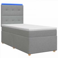 LED lovos čiužinys su LED apšvietimu Šviesiai pilka 90 x 190 cm
