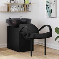 Šampūno kėdė Juoda 63 x 141 x 92 cm PVC