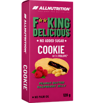 Allnutrition F**king Delicious Cookie, Peanut Butter Raspberry Jelly, 128 g