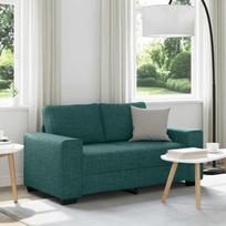 Dvivietė sofa, tamsiai žalia, 160x77x82 cm, audinys