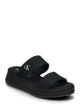 Calvin Klein - Sporty Rope Mg Lth Webbing - Platforminės basutės - Juoda