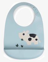 Done By Deer - Silicone Bib Dotti Blue - Seilinukas be rankovių - Mėlyna