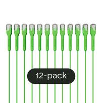 Broadbe plonas Patch kabelis 5G žalia 0.3m 12 vnt. BTP-I32C6-GR-0.3M-12